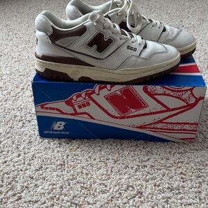 New Balance 550 aime leon dore White and Brown Men's Sneakers